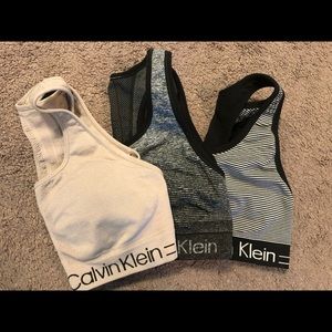Calvin Klein sports bras